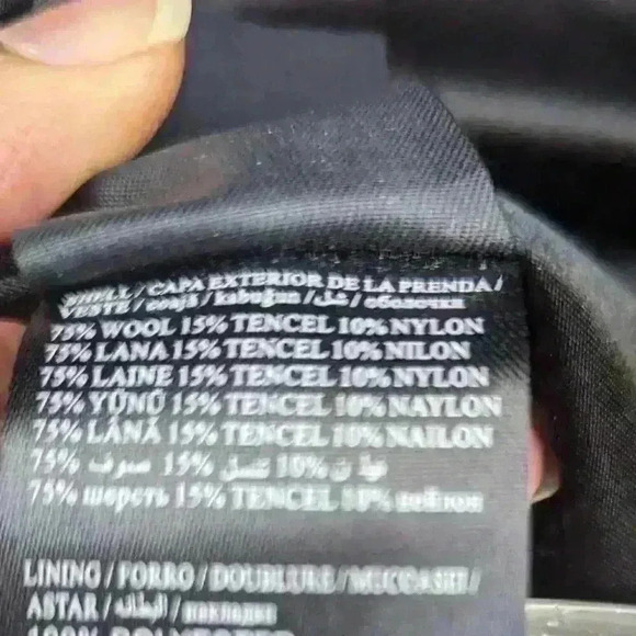 Bebe  Wool Black Faux Fur Trim Black Midi Coat - like new condition - Picture 10 of 11